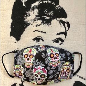 Fabulous Handcrafted Sugar Skull Face Mask